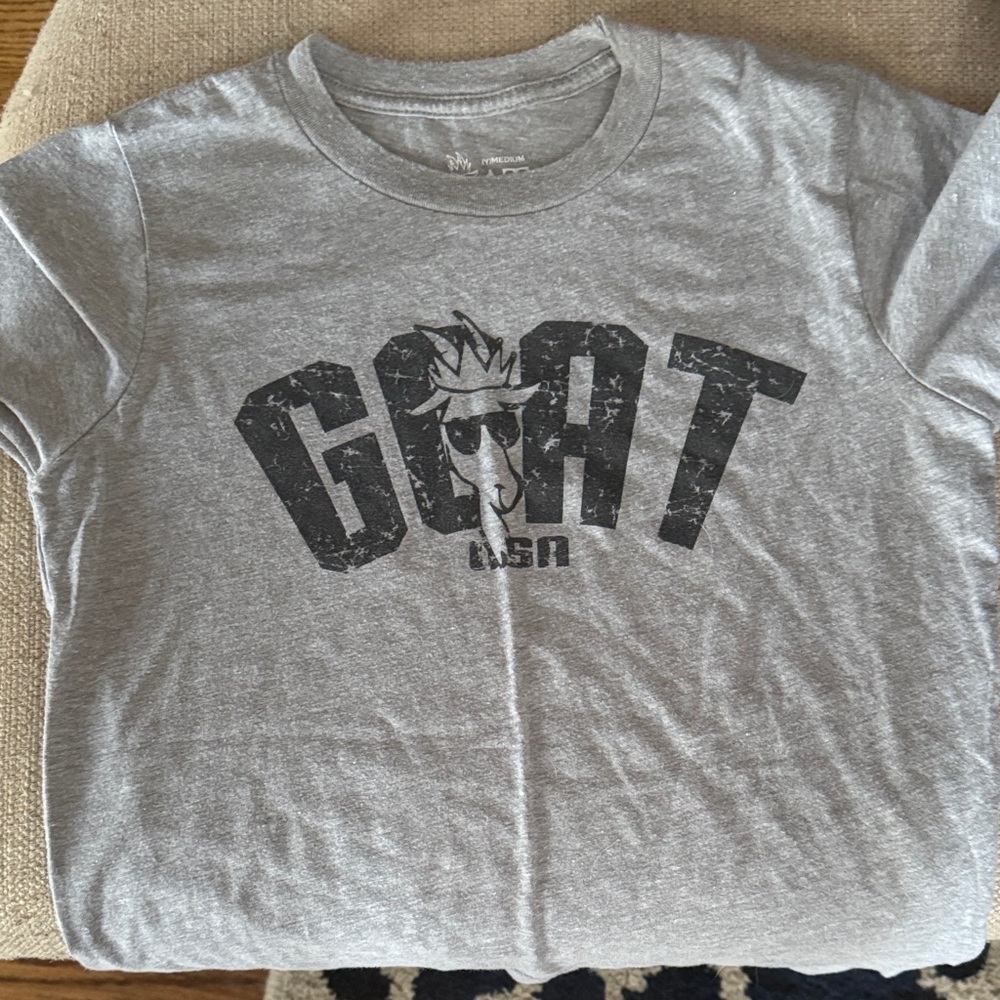 GOAT USA Kids Gray Graphic Tee